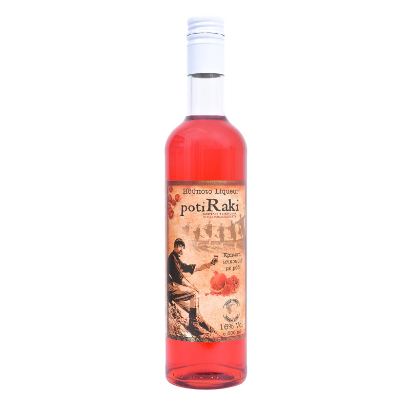 Liquor raki with pomegranate PotiRaki 500ml