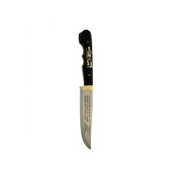 Κρητικό χειροποίητο μαχαίρι με εγγύηση και μαύρη πλαστική λαβή (19,5 εκ., λάμα 2 χιλ.) Ν3