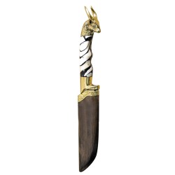 Κρητικό Χειροποίητο μαχαίρι ΤΑΥΡΟΣ με εγγύηση & κεράτινη ή κοκάλινη λαβή (27,5 εκ. , λάμα 6χιλ) Ν7