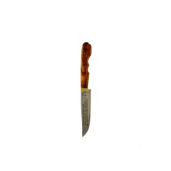 Κρητικό χειροποίητο μαχαίρι με εγγύηση και λαβή από ξύλο ελιάς (19,5 εκ., λάμα 2 χιλ.) Ν3