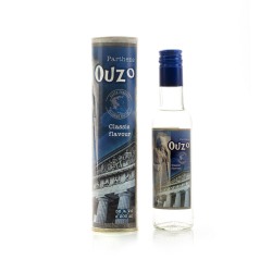 Ouzo Parthene 200ml in a cylindrical box