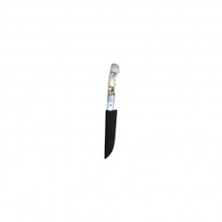 Κρητικό χειροποίητο μαχαίρι με εγγύηση και πλαστική λαβή φώτο (16,5 εκ., λάμα 1 χιλ.) Ν1