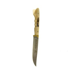 Κρητικό χειροποίητο μαχαίρι με εγγύηση και κοκάλινη λαβή (26 εκ., λάμα 3 χιλ.) Ν6
