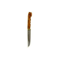 Κρητικό χειροποίητο μαχαίρι με εγγύηση και λαβή από ξύλο ελιάς (26 εκ., λάμα 3 χιλ.) Ν6