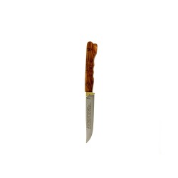 Κρητικό χειροποίητο μαχαίρι με εγγύηση και λαβή από ξύλο ελιάς (21,5 εκ., λάμα 2 χιλ.) Ν4